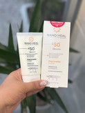 فلوئید ضد آفتاب نانوهیل SPF 50 مدل 001 محافظ UVA UVB مناسب برای انواع پوست حجم 50 میلی متر ضمانت اصل بودن کالا
