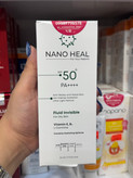 فلوئید ضد آفتاب نانوهیل SPF 50 مناسب پوست چرب حجم ۵۰ میلیلیتر ضمانت اصل بودن کالا